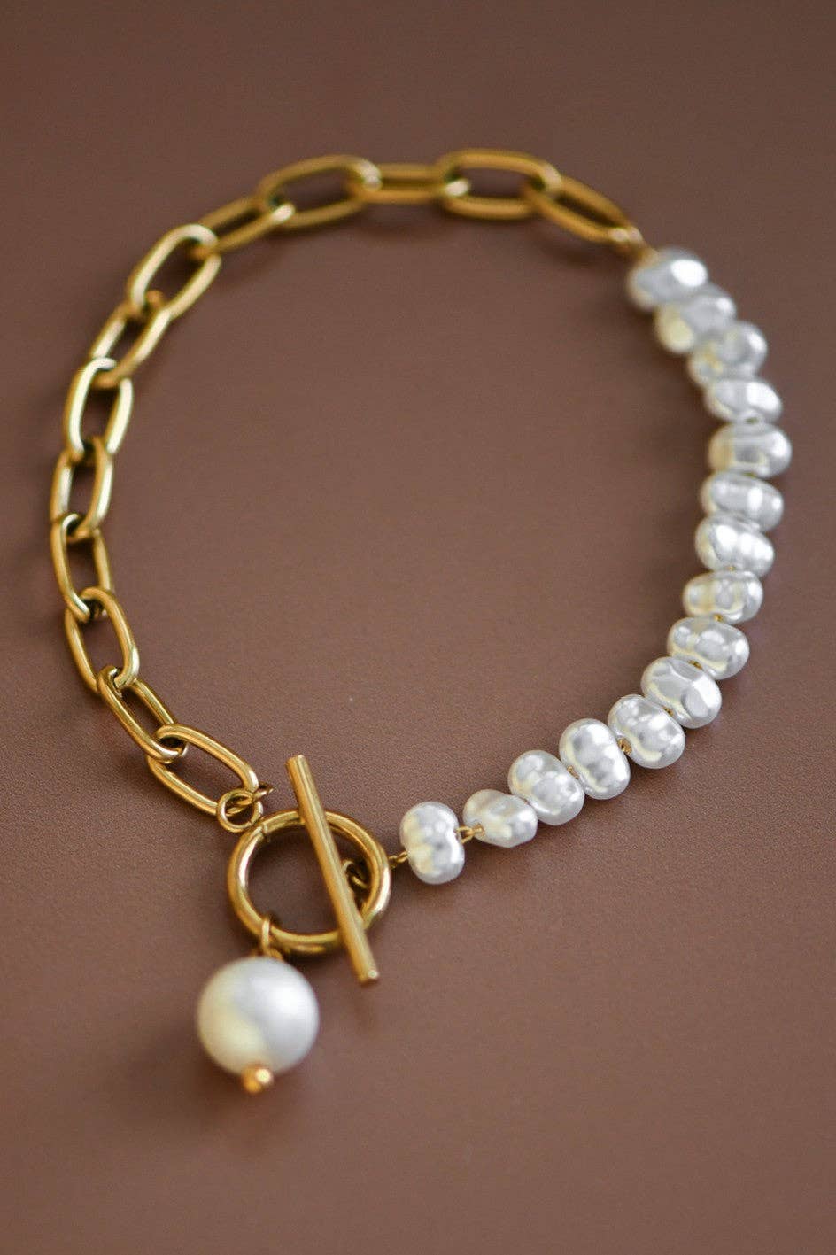 18K Gold Plated Waterproof Stainless Steel Chain Bracelet