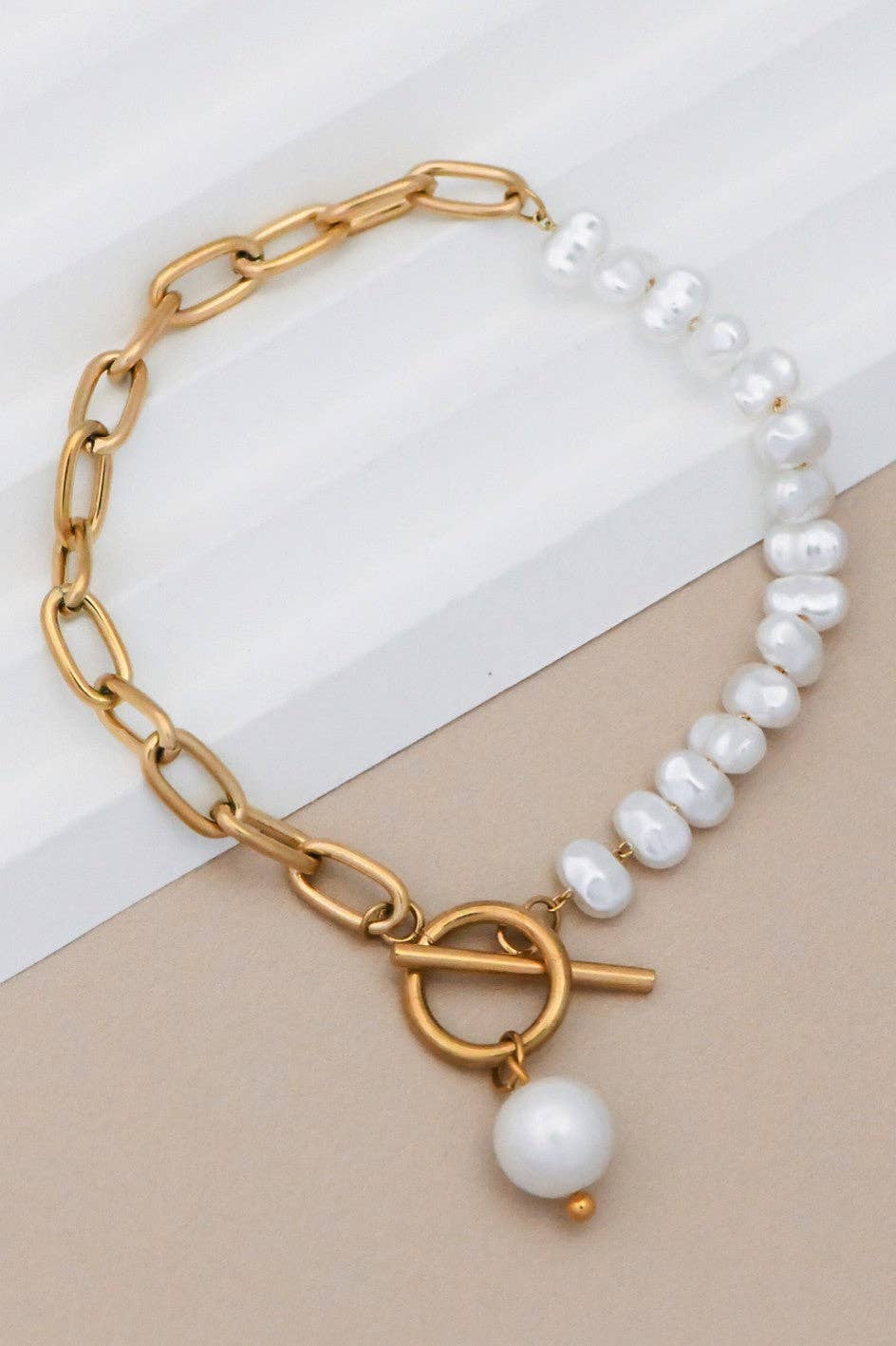 18K Gold Plated Waterproof Stainless Steel Chain Bracelet